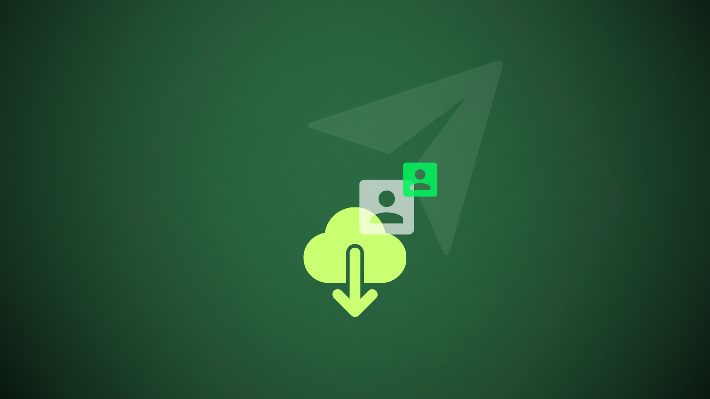 Download contacts from WhatsApp